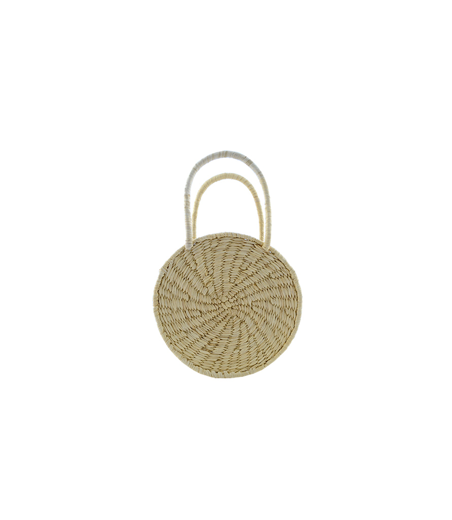 Round Basket by G.VITERI - Instagram worthy straw bags